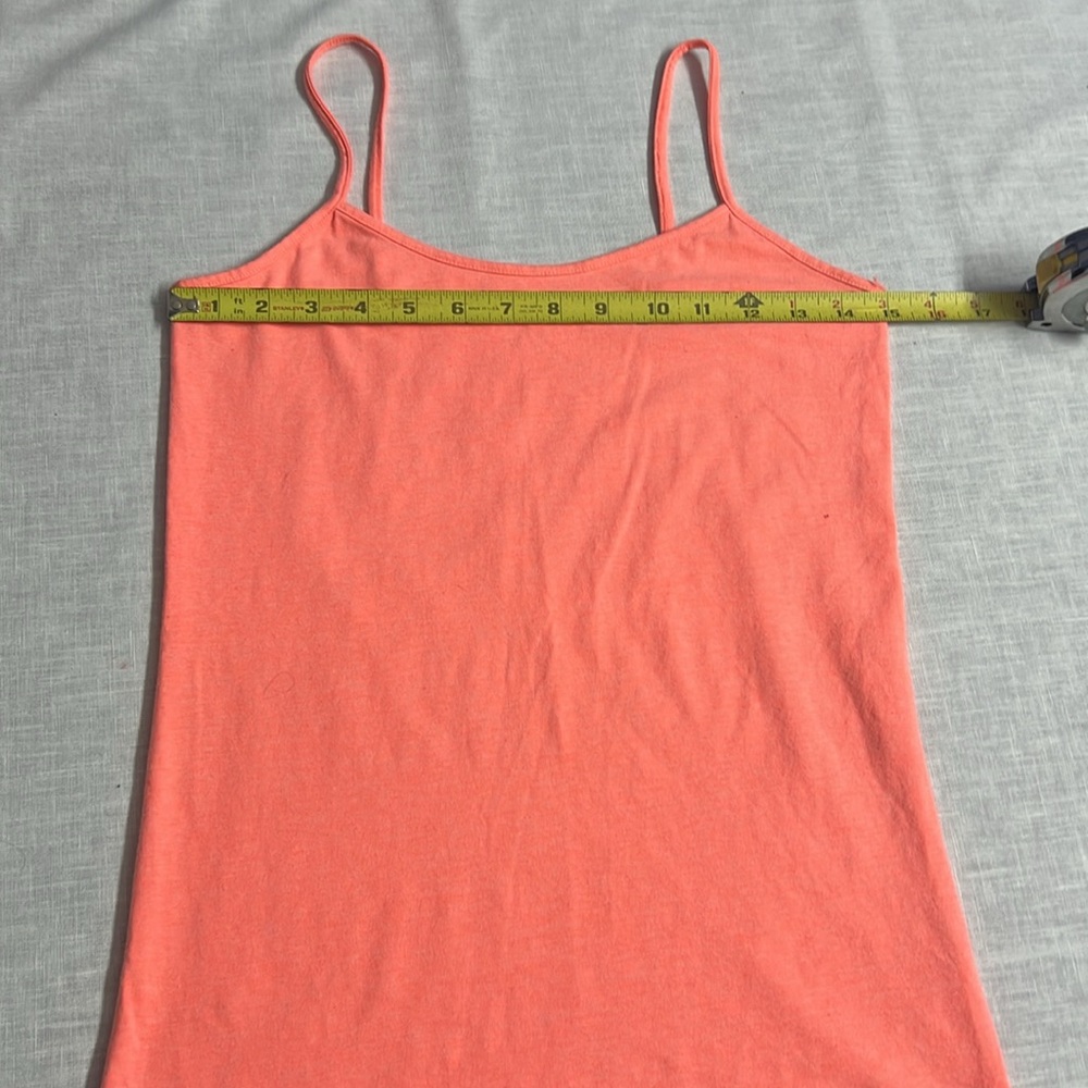 🌞 No boundaries orange spaghetti string cami tan… - image 9